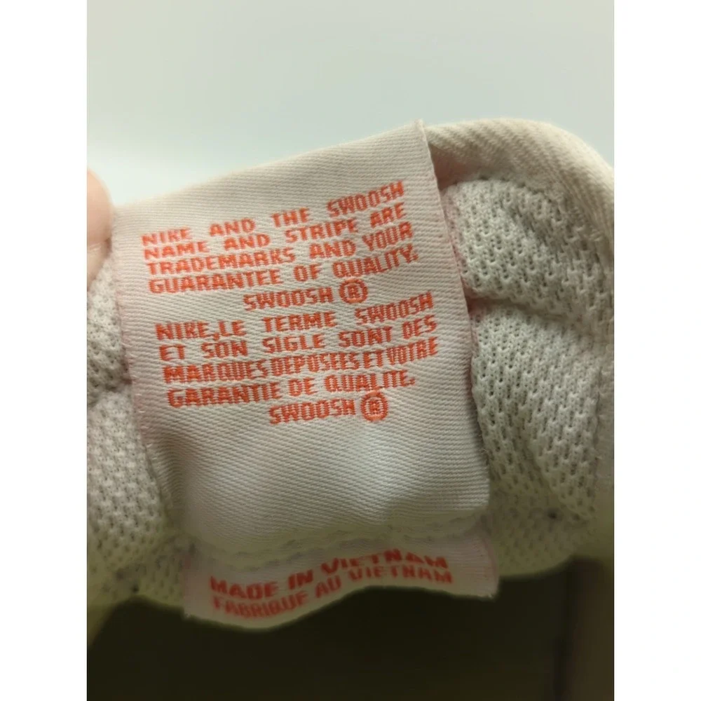 Nike Air Force 1 Shoes Woman's 8.5 White Low Crater Move to Zero White Orange‎